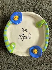 "Be Kind" plate