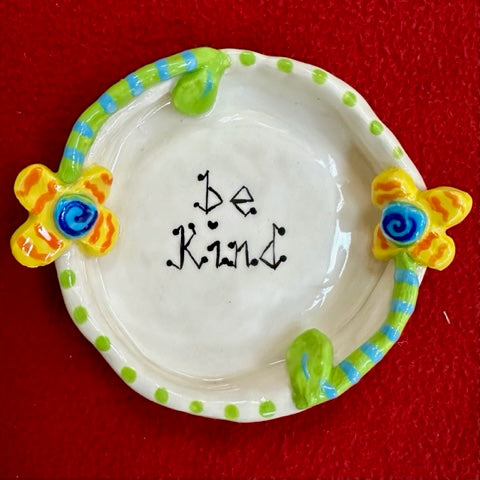 "Be Kind" plate